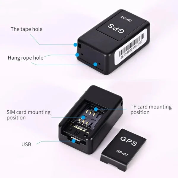 Gf07 Wireless Mini Magnetic Gps Tracker Car Mobile Bike Bag Tracking Device