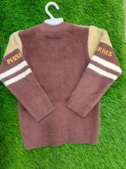 1 Pc Boy's Stitched Wool Printed Sweater